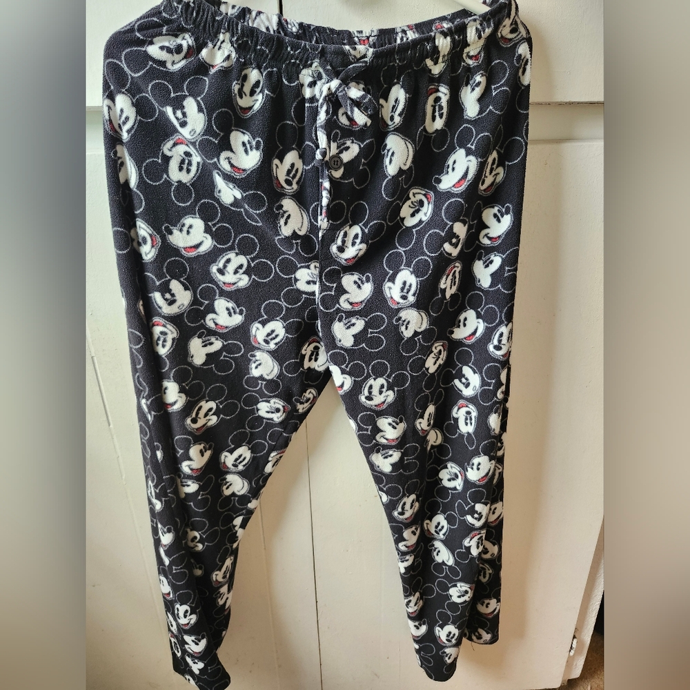 Disney Black and White Pajama Pants M